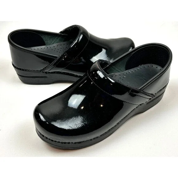 Dansko Professional Black Patent Leather Clog EU 39 US  8.5-9 - Picture 9 of 16